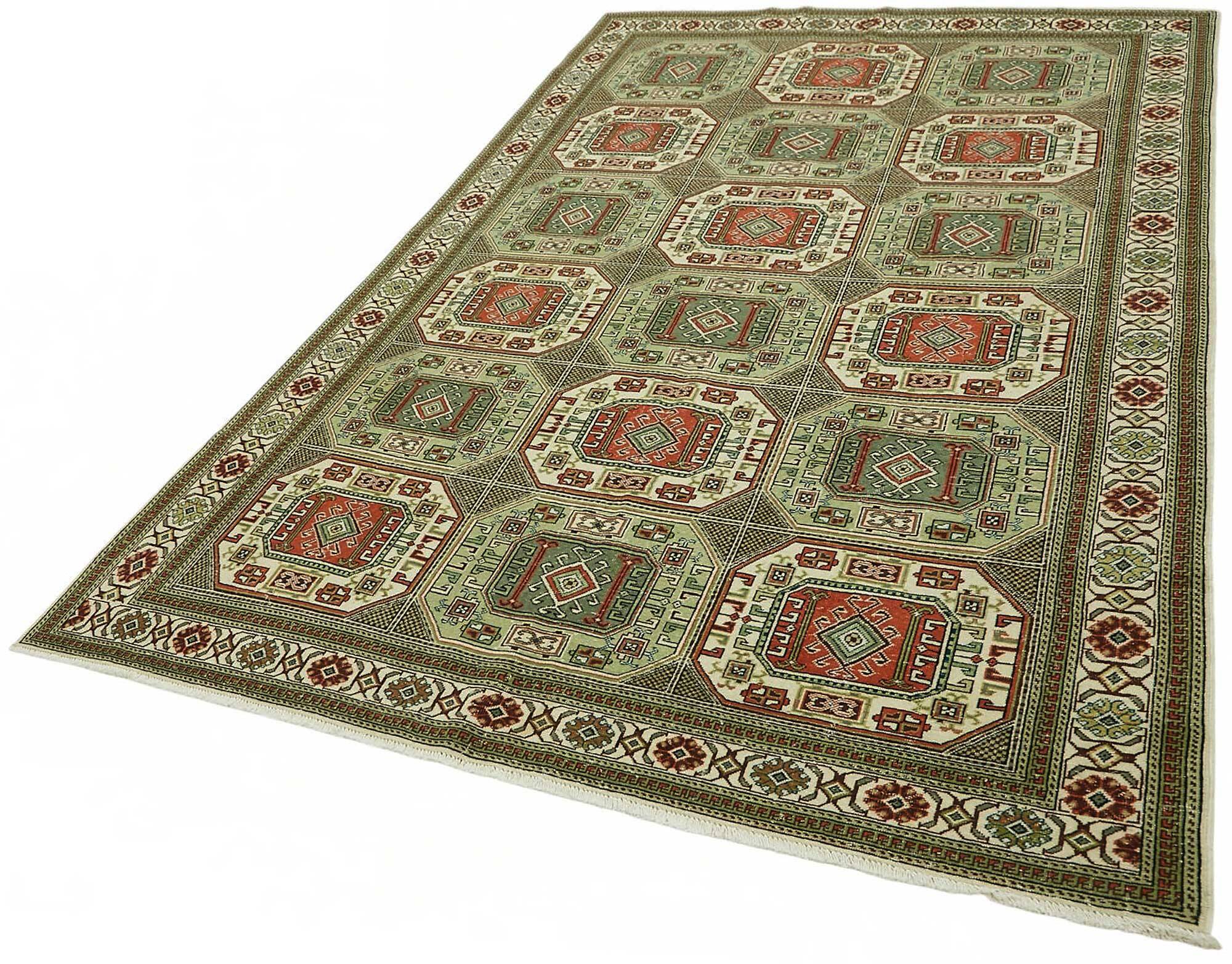 Turkish Wool Vintage Kayseri Rug 202 cm x 298 cm