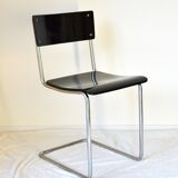 1930s Bauhaus style set of 4 chairs by d3 Rotterdam.