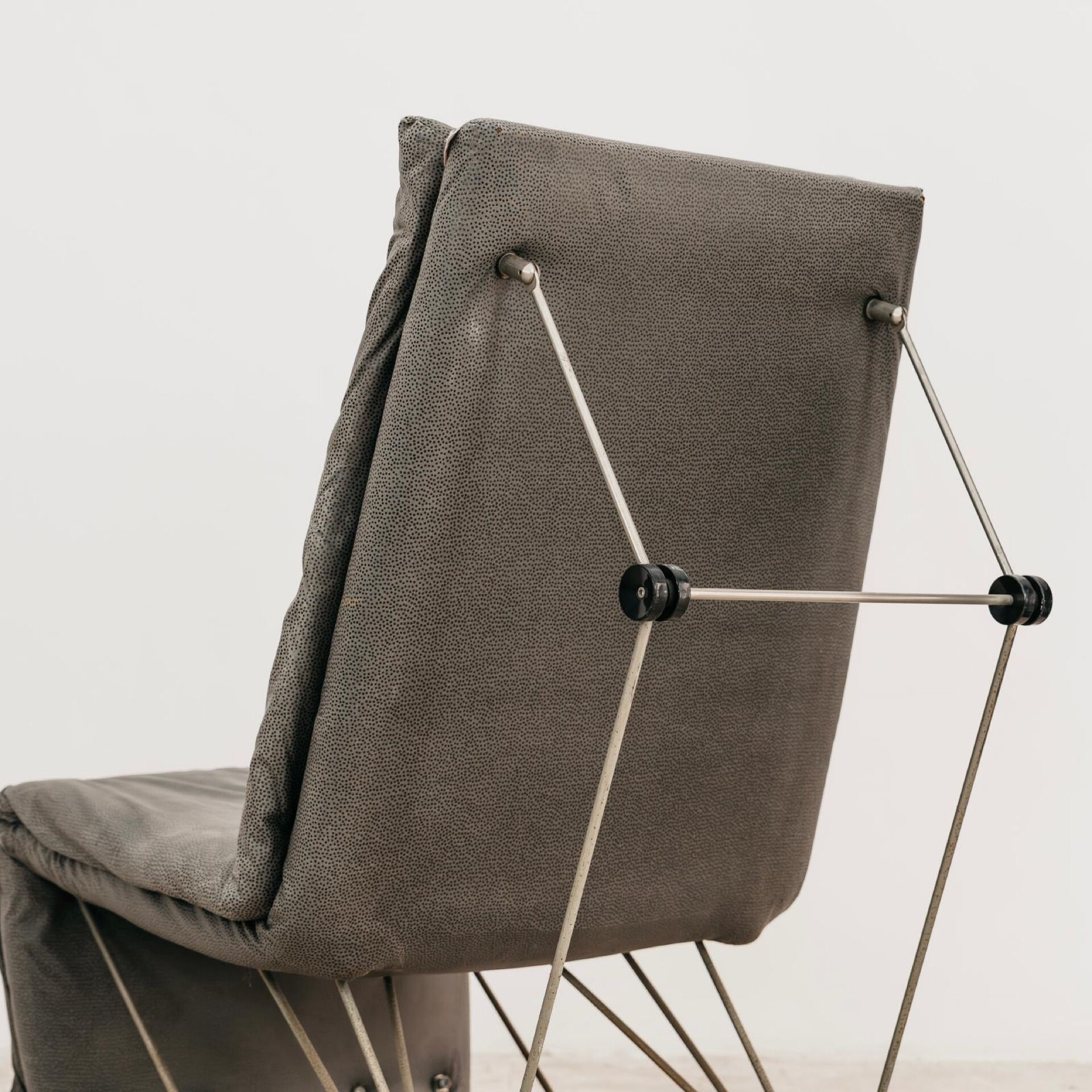 Lounge Chair Poltrona Geometric Design Postmodern Modernariato 1980’s
