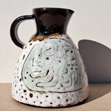 Ceramic pitcher Juliette Derel Vallauris 1960