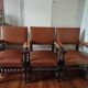 3 fauteuils de style Louis XIII