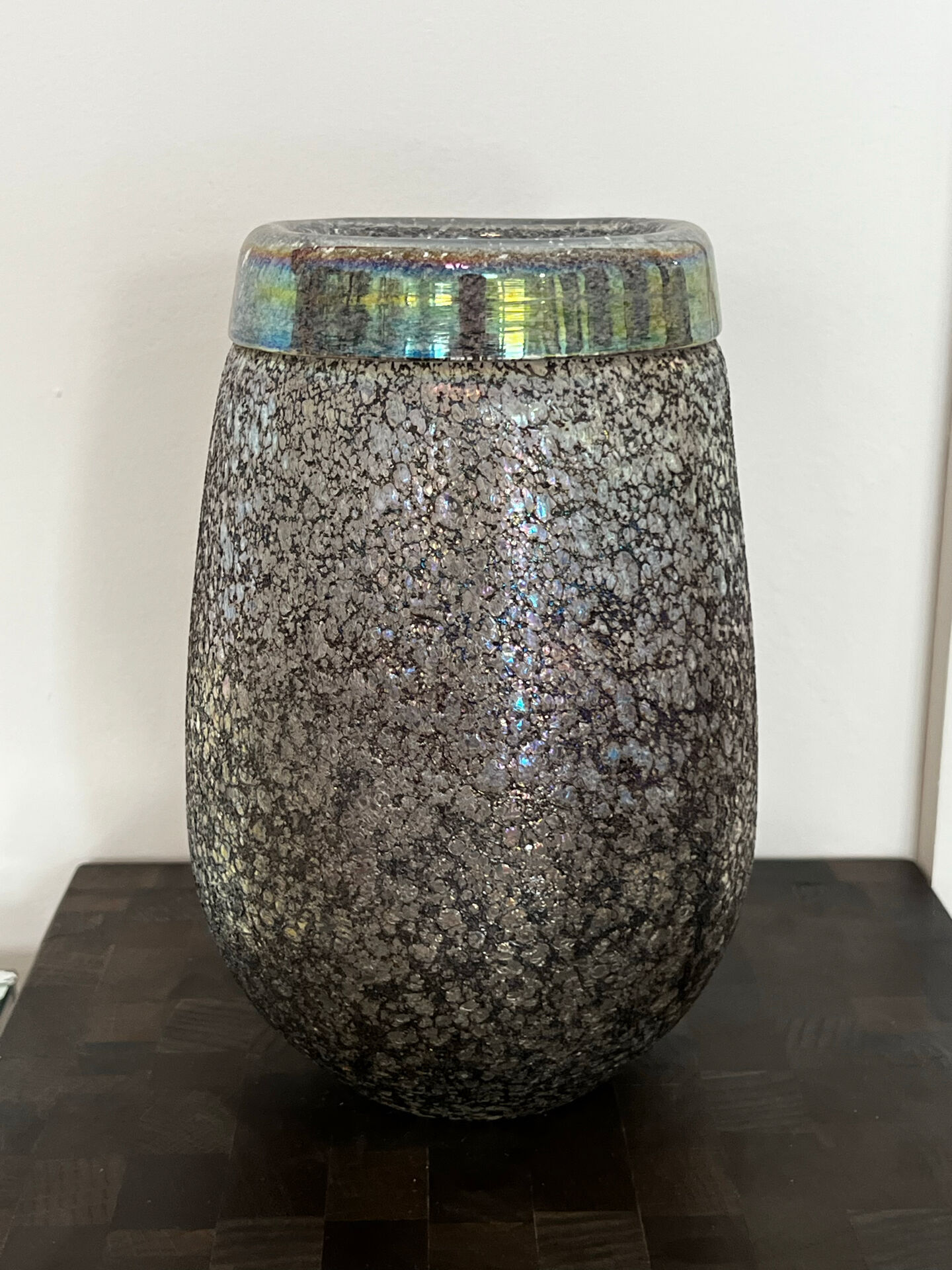 Iridescent vase 1970s/80s