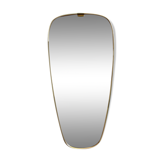 Golden contour mirror - 66x32cm