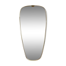 Golden contour mirror - 66x32cm