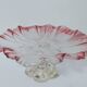 Mikasa frosty crystal standing dessert dish
