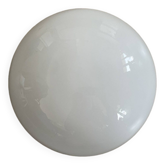 Vintage wall or ceiling light / Opaline globe D15cm