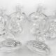 Pair of vannes crystal candelabra, 1960s decoration