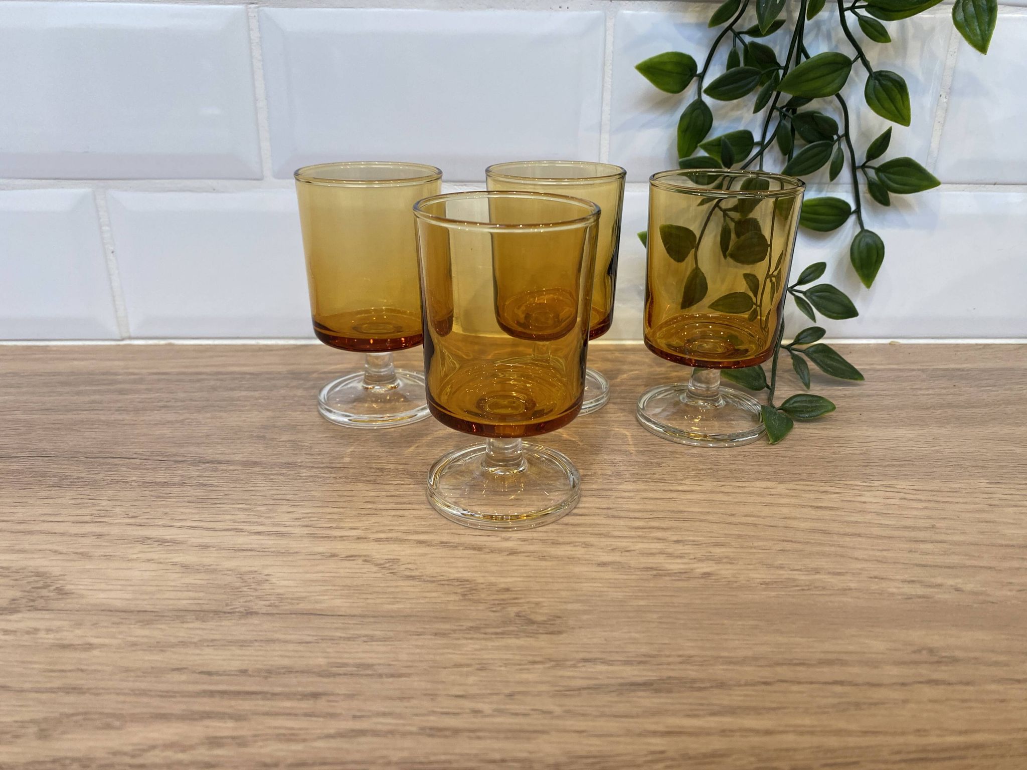 Set de 4 verres à vin blanc Luminarc Suède Ambré