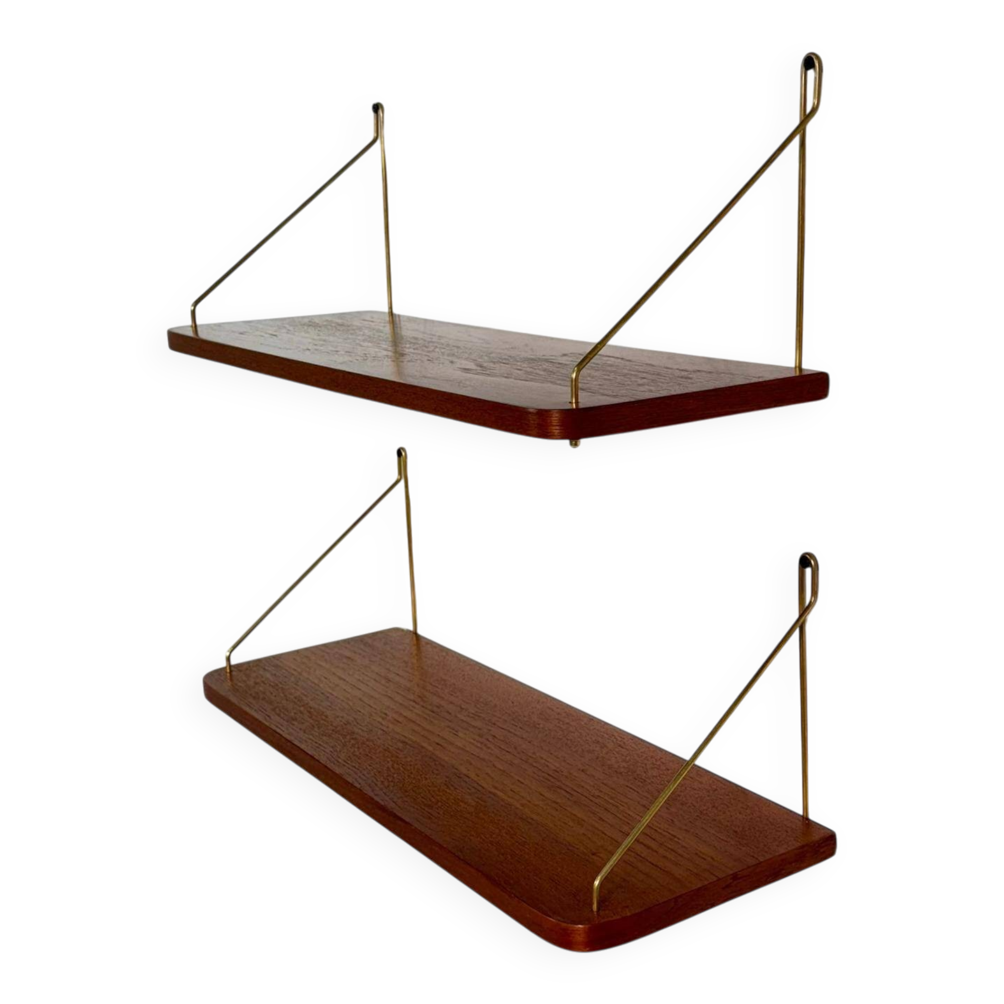 Set of two floating shelves, Danmark, 1960s