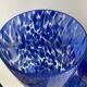 Duo de vases vintage en verre moucheté