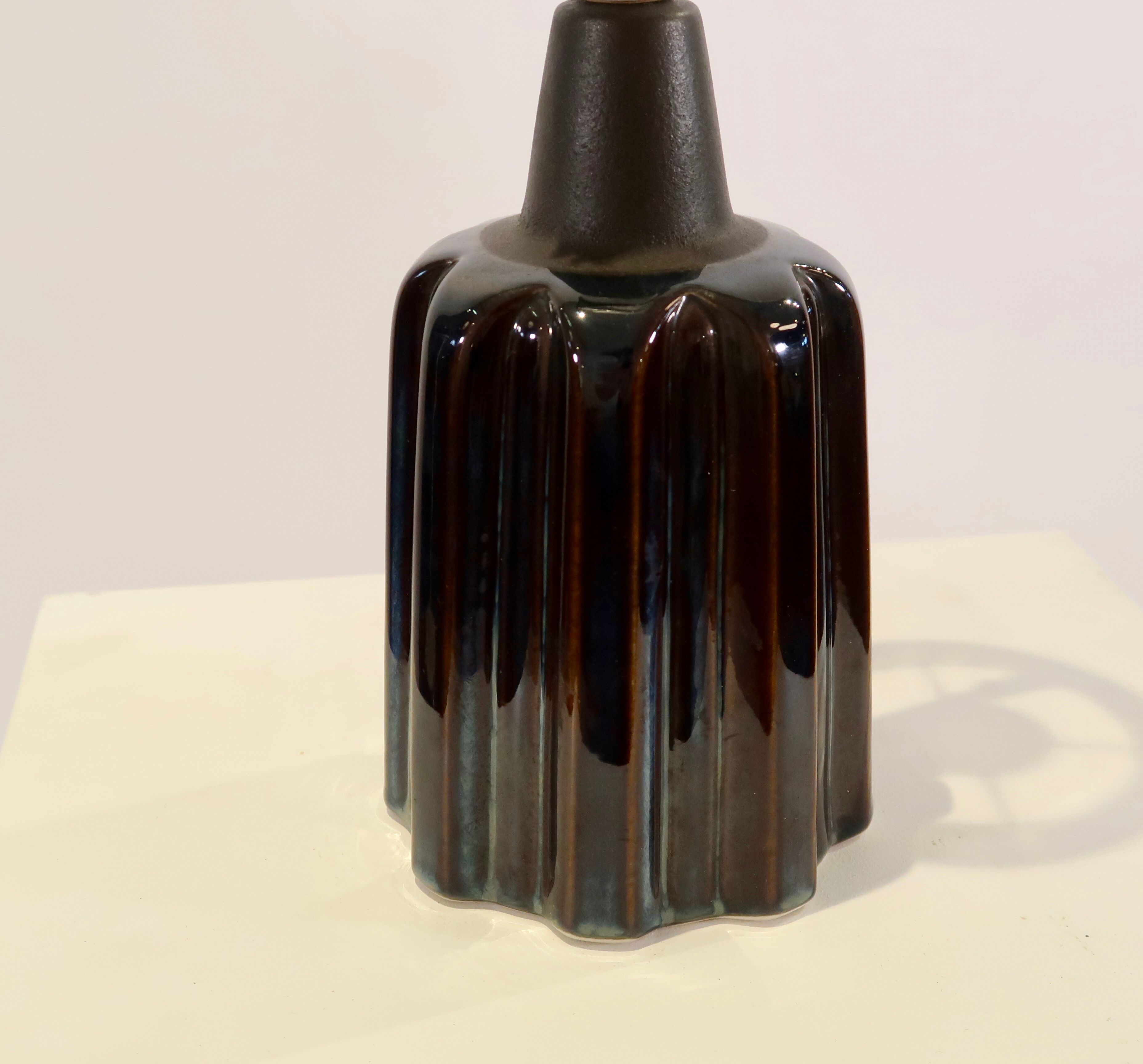 Ceramic table lamp by Soholm, Denmark 1960 's