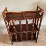 Vintage rattan shelf