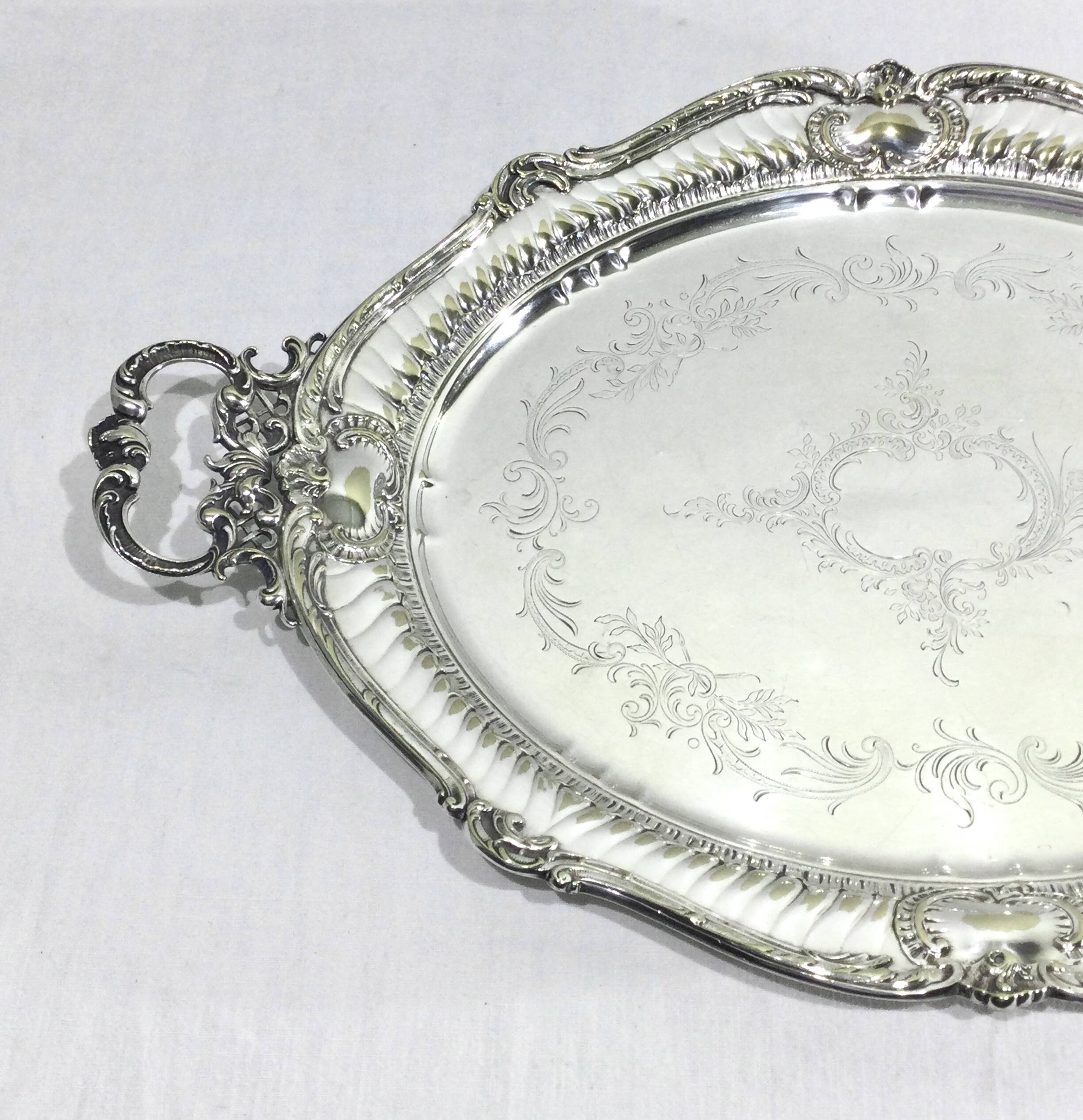 WMF - Silver-plated metal serving tray