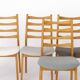 Set of 4 Vintage Beech Dining Chairs, Mid Century Modern, German 1960s