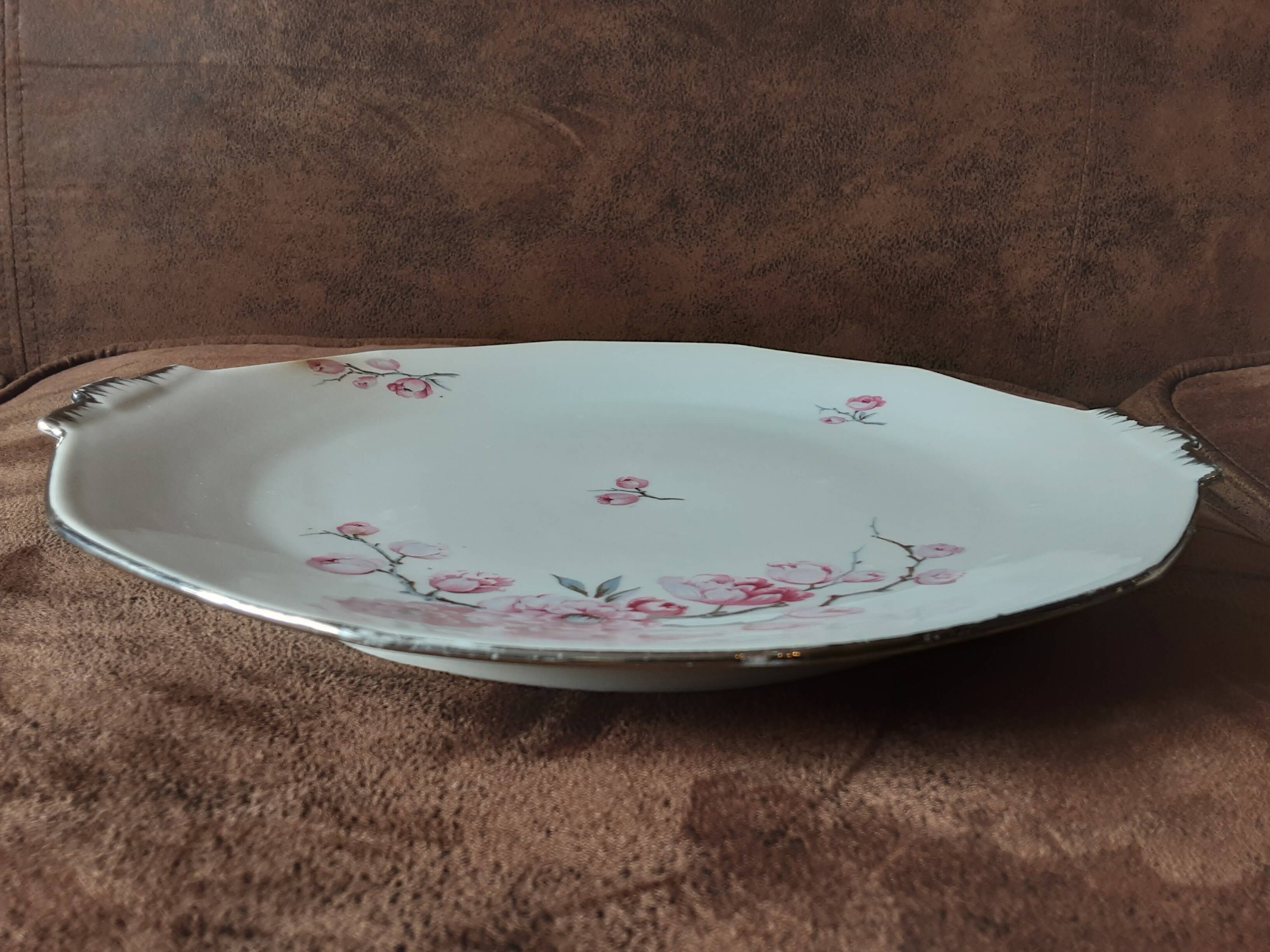 Service à dessert en porcelaine