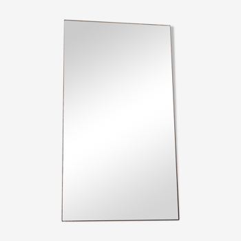 Miroir ancien rectangulaire biseauté 51x27,5cm