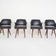 Set of four Cees Braakman for Pastoe model FT30 dining chairs, The Netherlands 1954