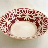 Dish salad bowl Digoin Sarreguemines 1950s