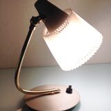 Bedside lamp with pleated day blinds, vintage 60