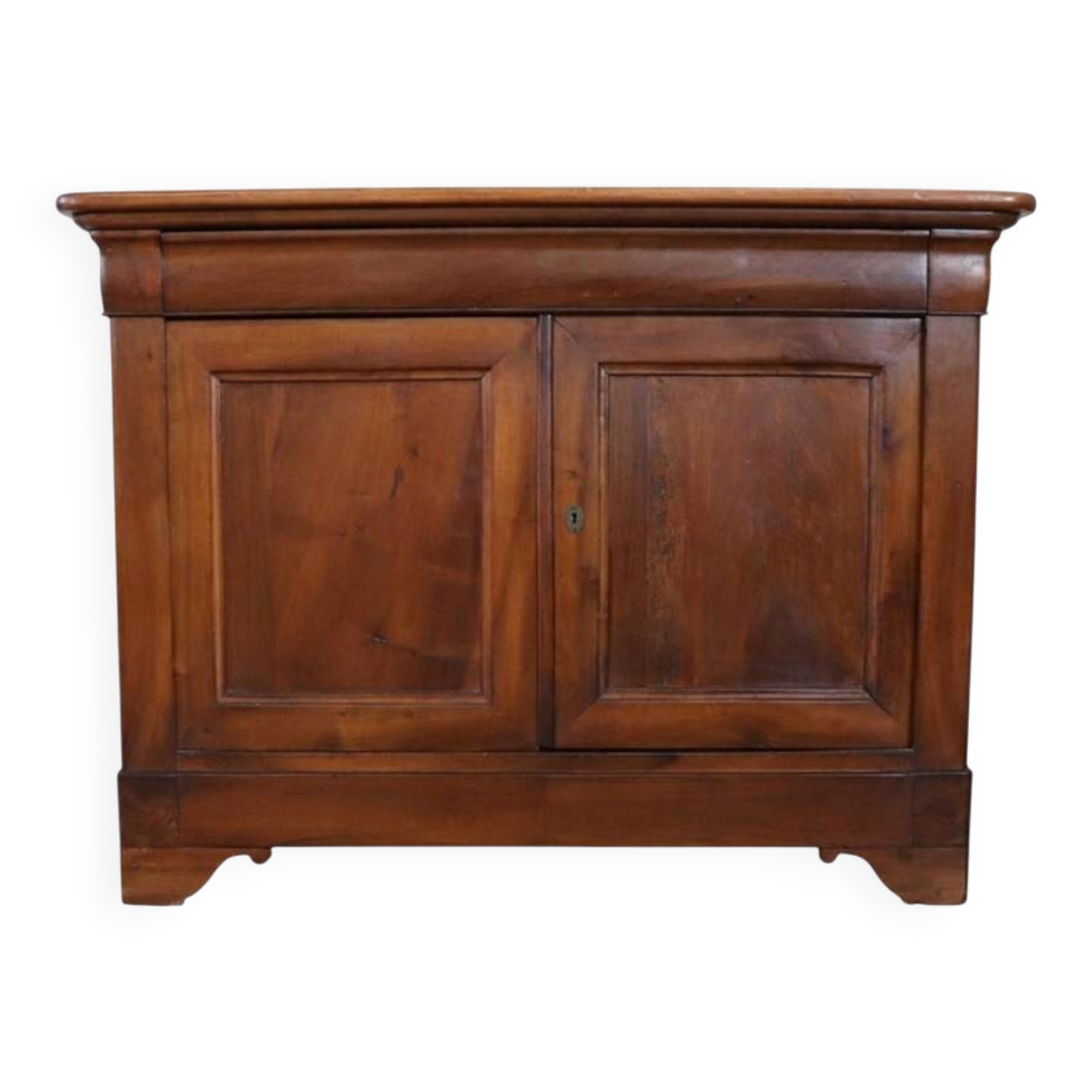Antique Sideboard Made Of Solid Walnut, Italy, 19th Century
