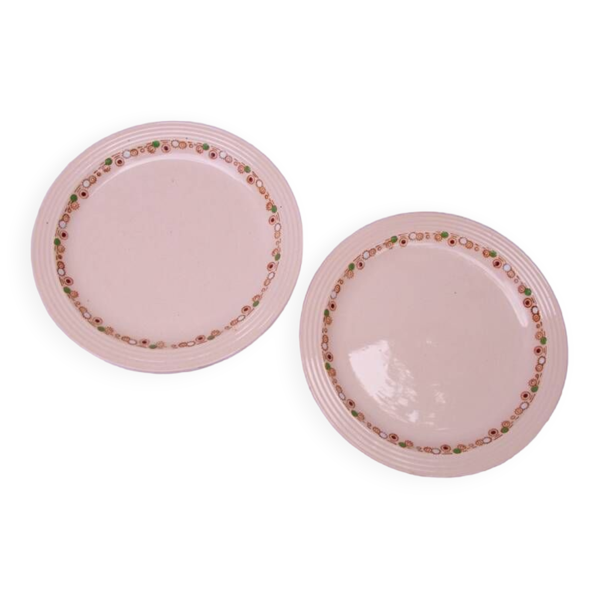 2 Betty Longwy dessert plates