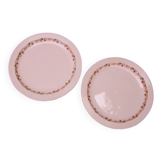 2 Betty Longwy dessert plates