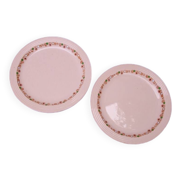 2 assiettes à dessert Betty Longwy