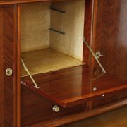 Rosewood and rosewood sideboard in the style of Jules Leleu