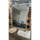 Grand Venetian Murano Glass Mirror with Twisted Torchon Frame