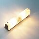 Brass and muranoglass tubular sconce by Hillebrand