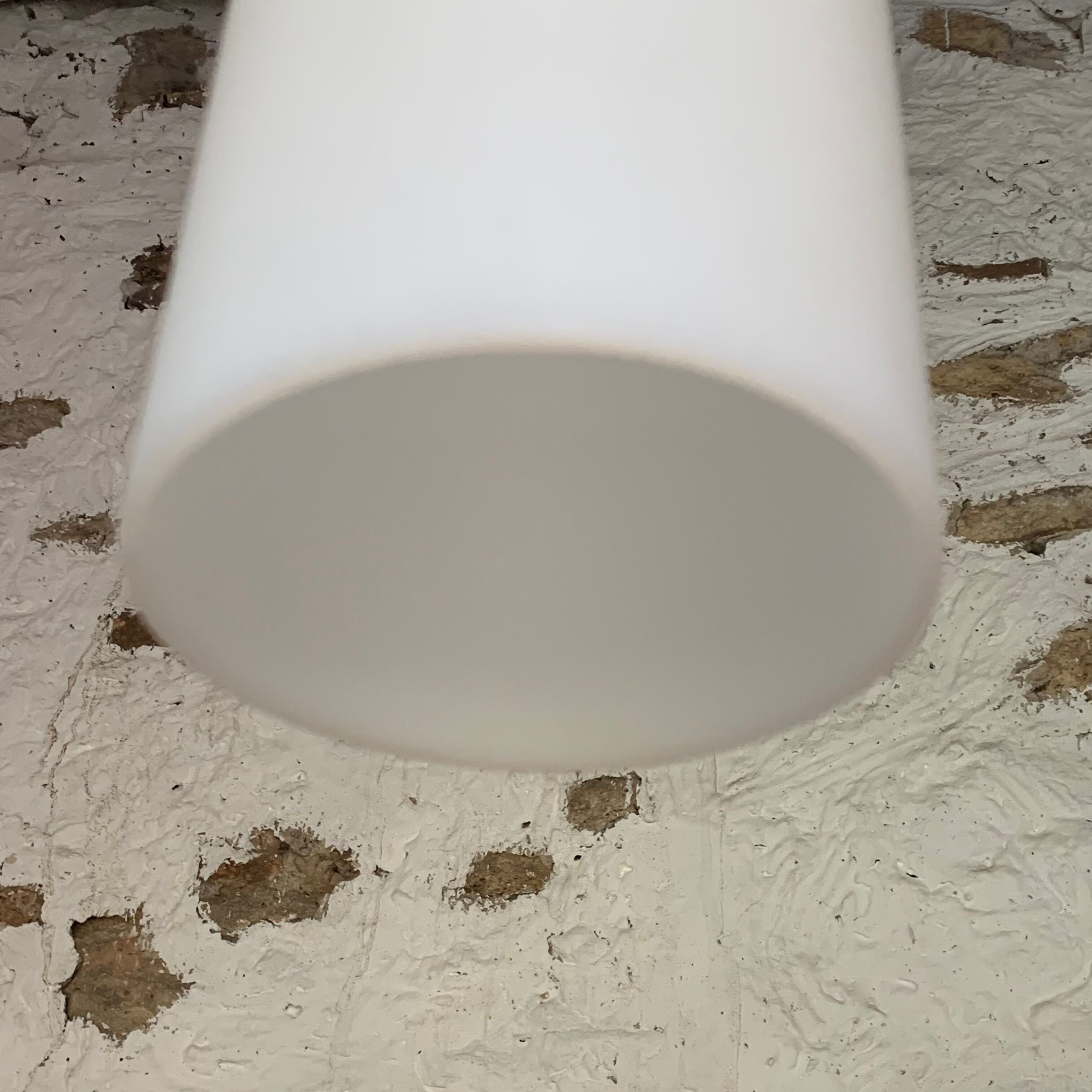 Vintage teak pendant lamp and acrylic glass