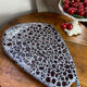 Ceramic plate, signed Le Vaucour, Vallauris