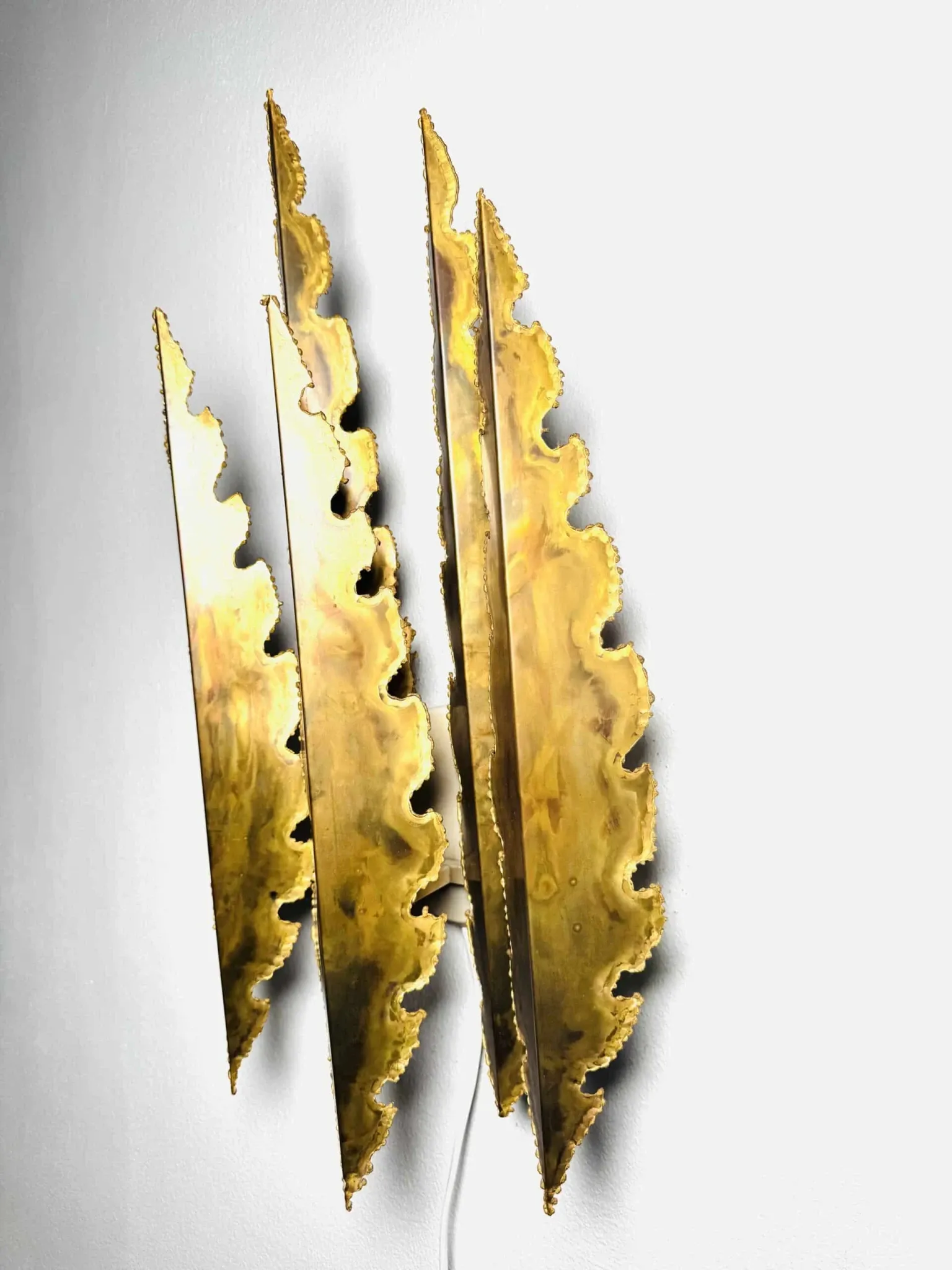 Brutalist Wall Light By Svend Aage Holm-Sørensen For Holm-Sørensen & Co, Denmark, 1960S