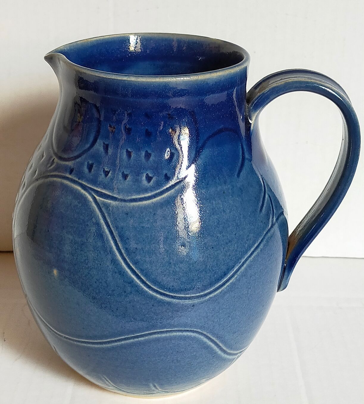 Vintage ceramic zoomorphic potter's pitcher