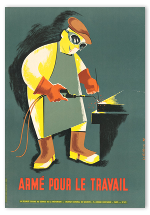 Reproduction affiche de sécurité