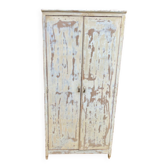 Patinated wardrobe
