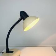 Lampe de bureau métal beige vintage