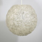 Spherical resin fiber suspension