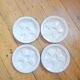 4 assiettes à escargots vintage en porcelaine blanche Pillivuyt