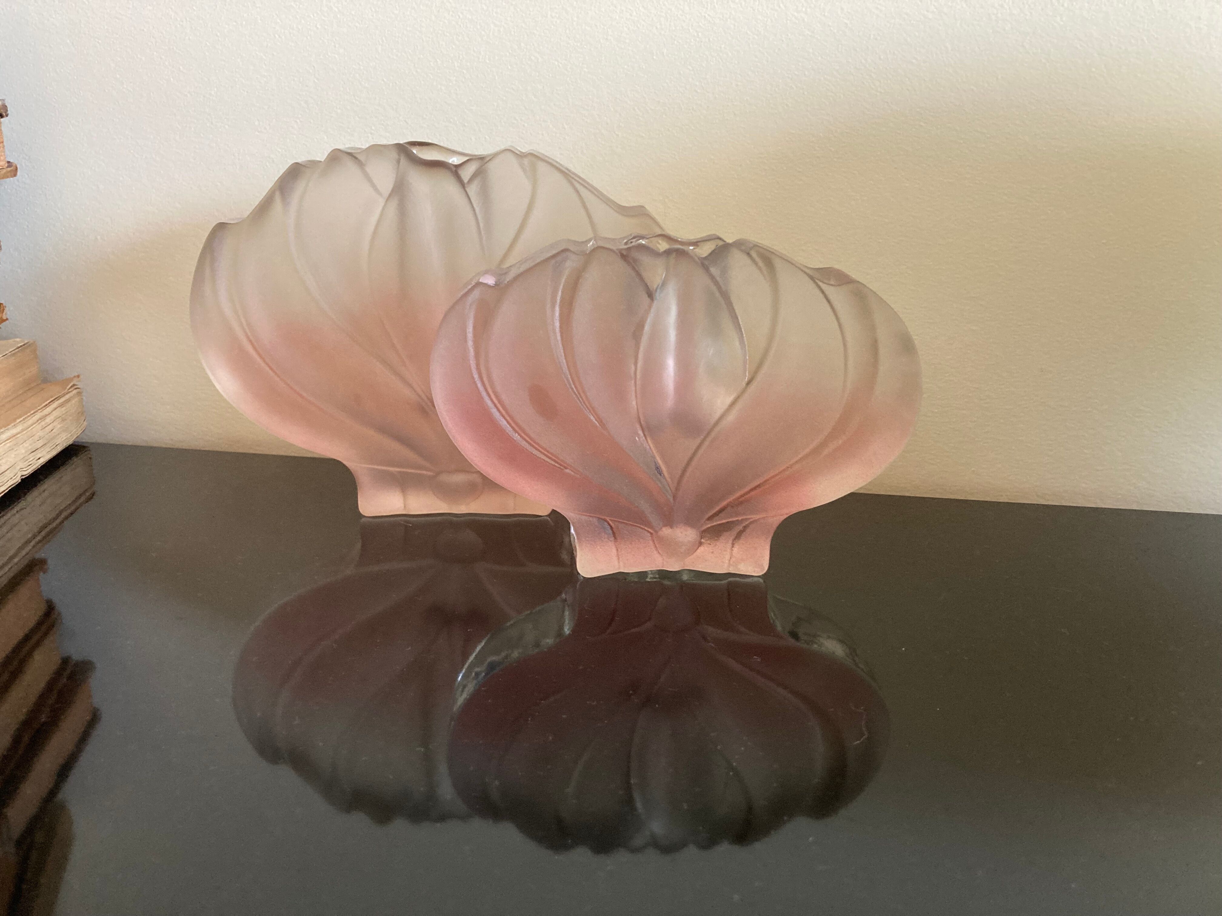 2 vases Walther glass