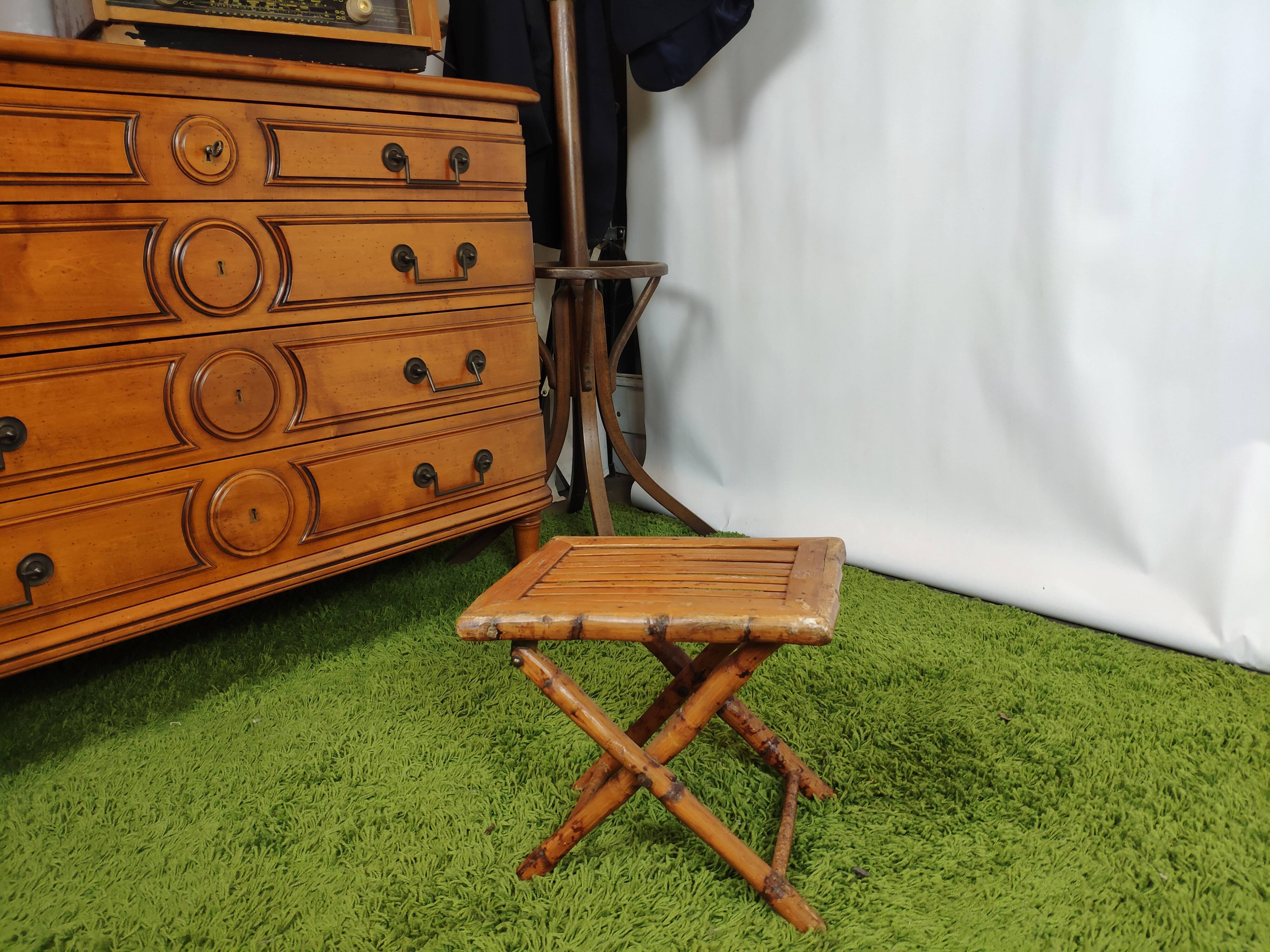 Table basse pliante bambou