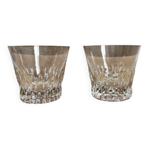 Paire de verres à whisky - baccarat