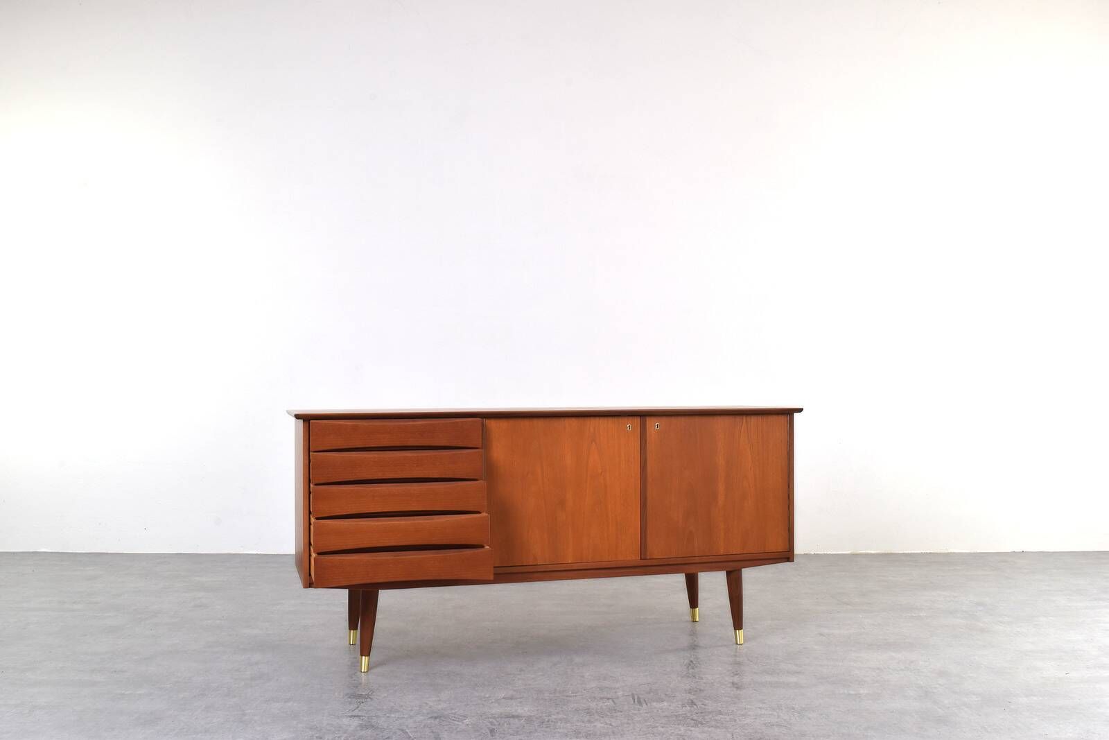 Mid-Century Teak Sideboard by Fredrik A. Kayser, Norway, 1960s.