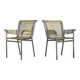 Two Rene Herbst Infabrica style Bungee armchairs