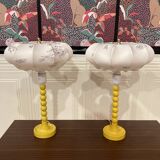 Pair of Scandinavian design lamps from the 1960s.