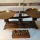 Old cast iron scale