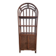 Rattan shelf with flaps