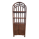 Rattan shelf with flaps