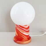 Lampe de table en verre de Murano 1960