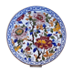 Plat Gien modèle Pivoines
